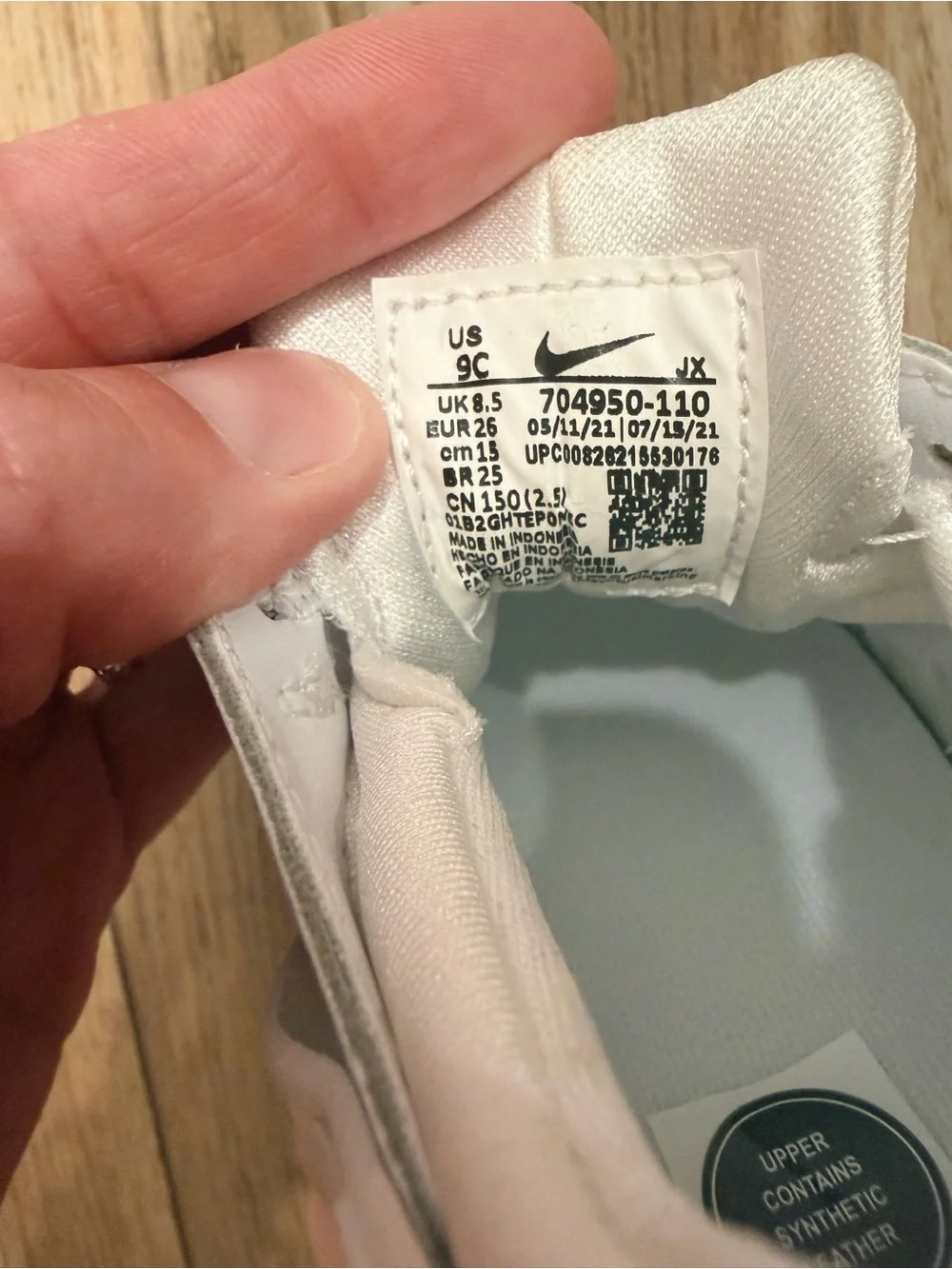 Kids Nike Air Huarache Neutral White & Cream Athletic Sneakers